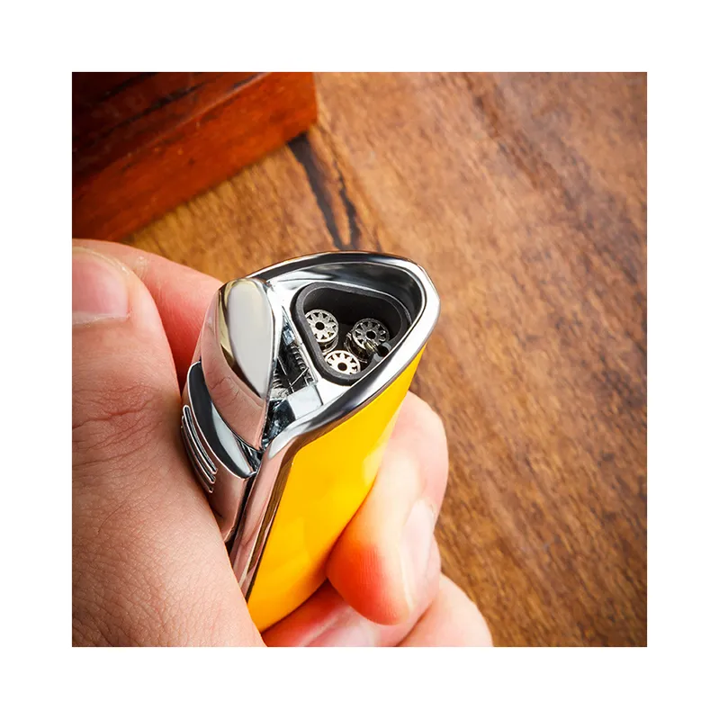 Cigar Lighter Torch Cutter Flame Punch Jet Vintage Mint Blanc Custom Ash Tray Holder PU 5 Windproof Cigarette Looking for a in Cigar Lighter