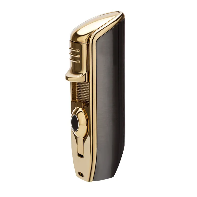 Cigar Lighter Torch Cutter Flame Punch Jet Vintage Mint Blanc Custom Ash Tray Holder PU 5 Windproof Cigarette Looking for a in Cigar Lighter