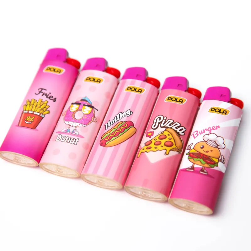 Customized Windproof Disposable Electronic Inflatable Torch Lighter Rubber Coated Paper Lighter