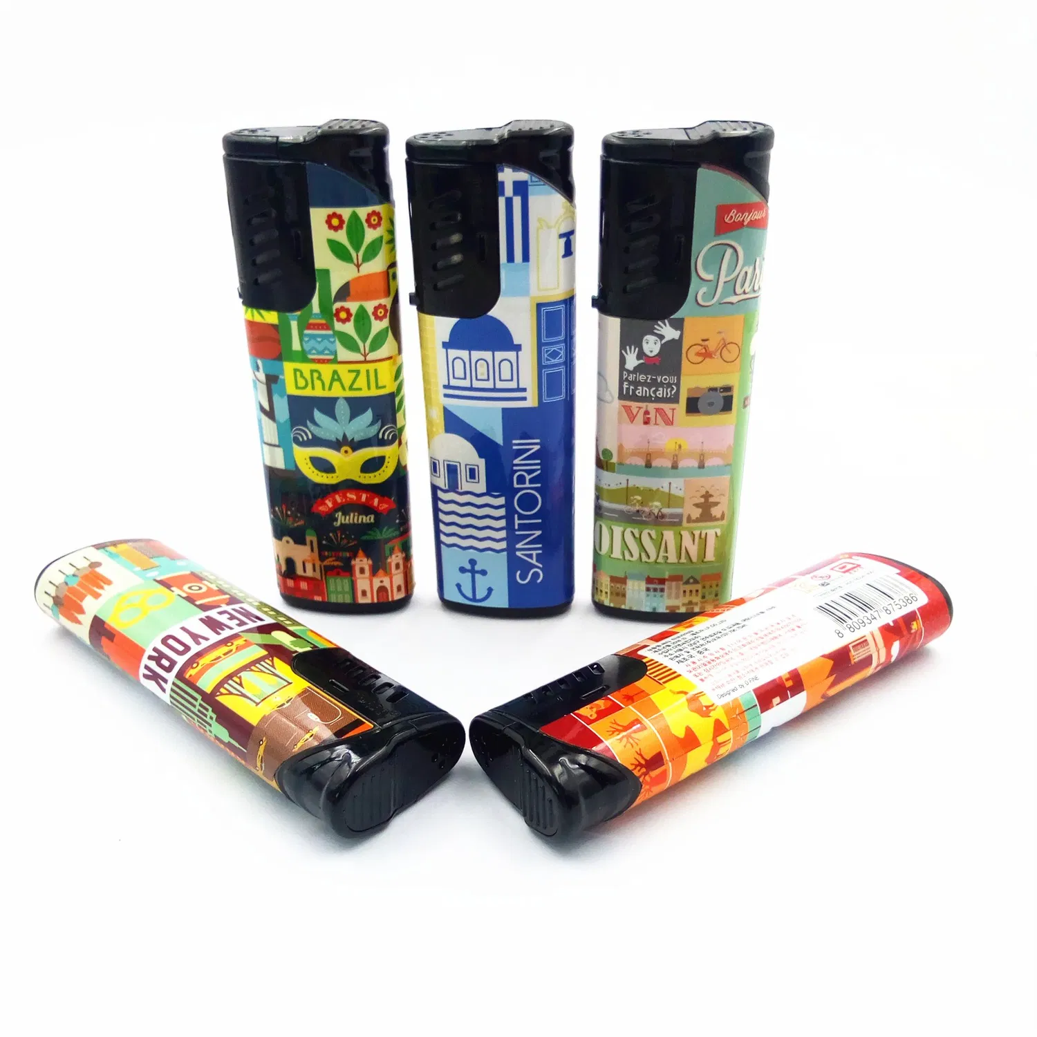 Dongyi High Quality Windproof Gas Lighter EUR Standard ISO99994 Dy-F001