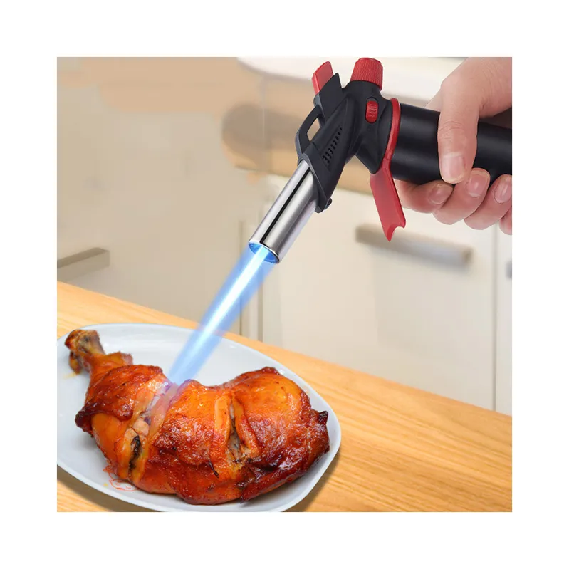 Gas Lighters Butane Torch Smoking Cigar Logo Accessories Portable Flame Welding Custom Other and Digital Double Kitchen Torch Lighter