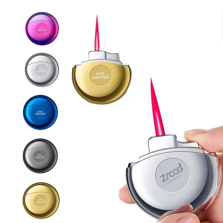 Lighters Industrial Minimalist Torch Open Flame Red Classic Modern Custom Lighter