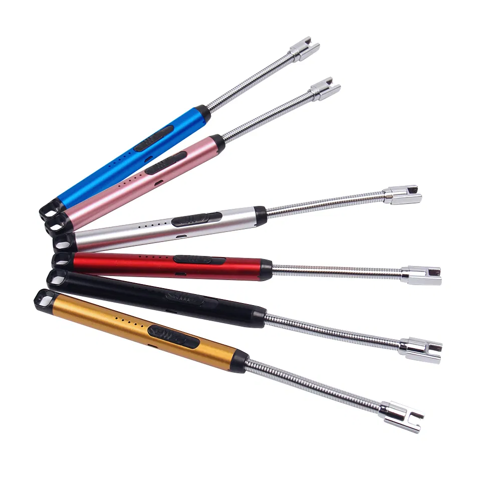 Online Flame Adjustable USB Lighter Outdoor Portable Jet Lighters New Arc Plasma Lighter