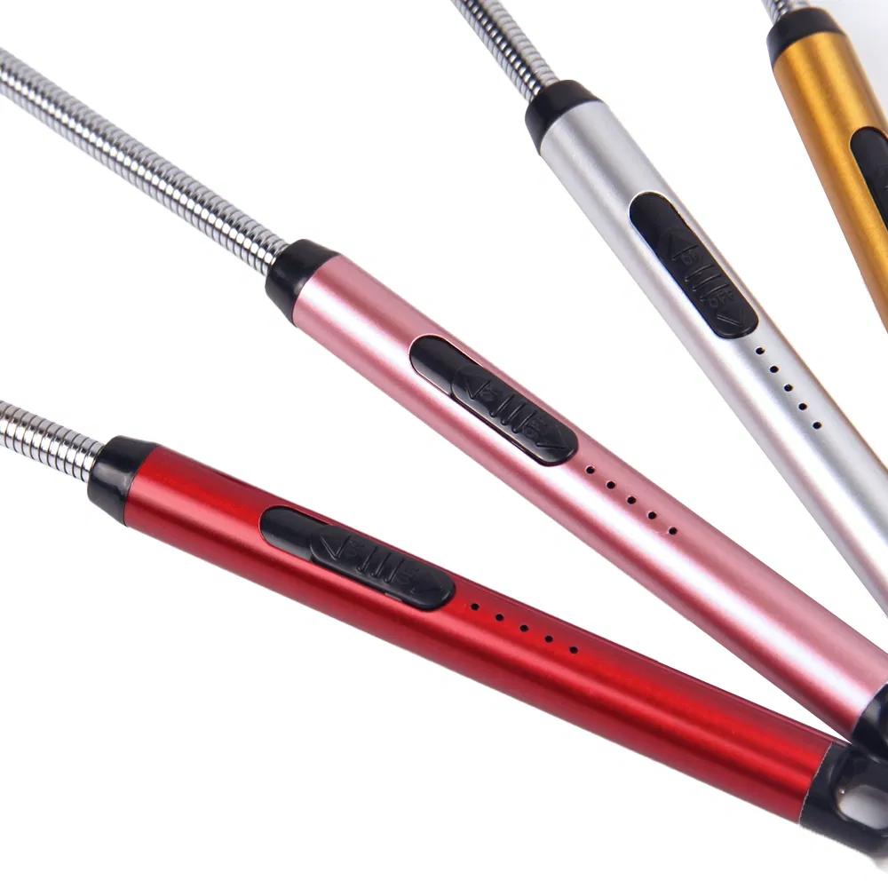 Online Flame Adjustable USB Lighter Outdoor Portable Jet Lighters New Arc Plasma Lighter