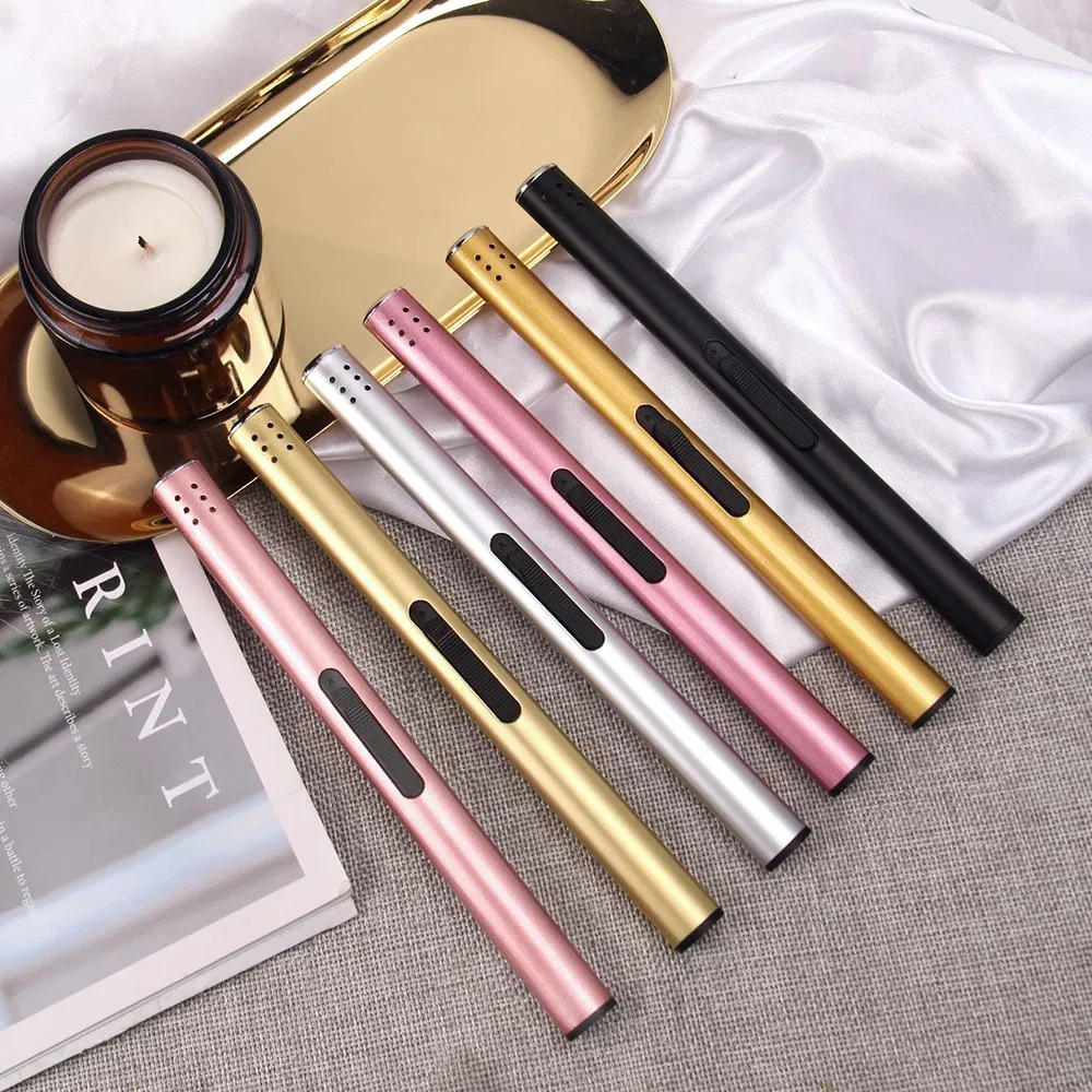 Promotion Sustainable Gas Lighter Rechargeable Lighter Outdoor BBQ Windproof Lighter