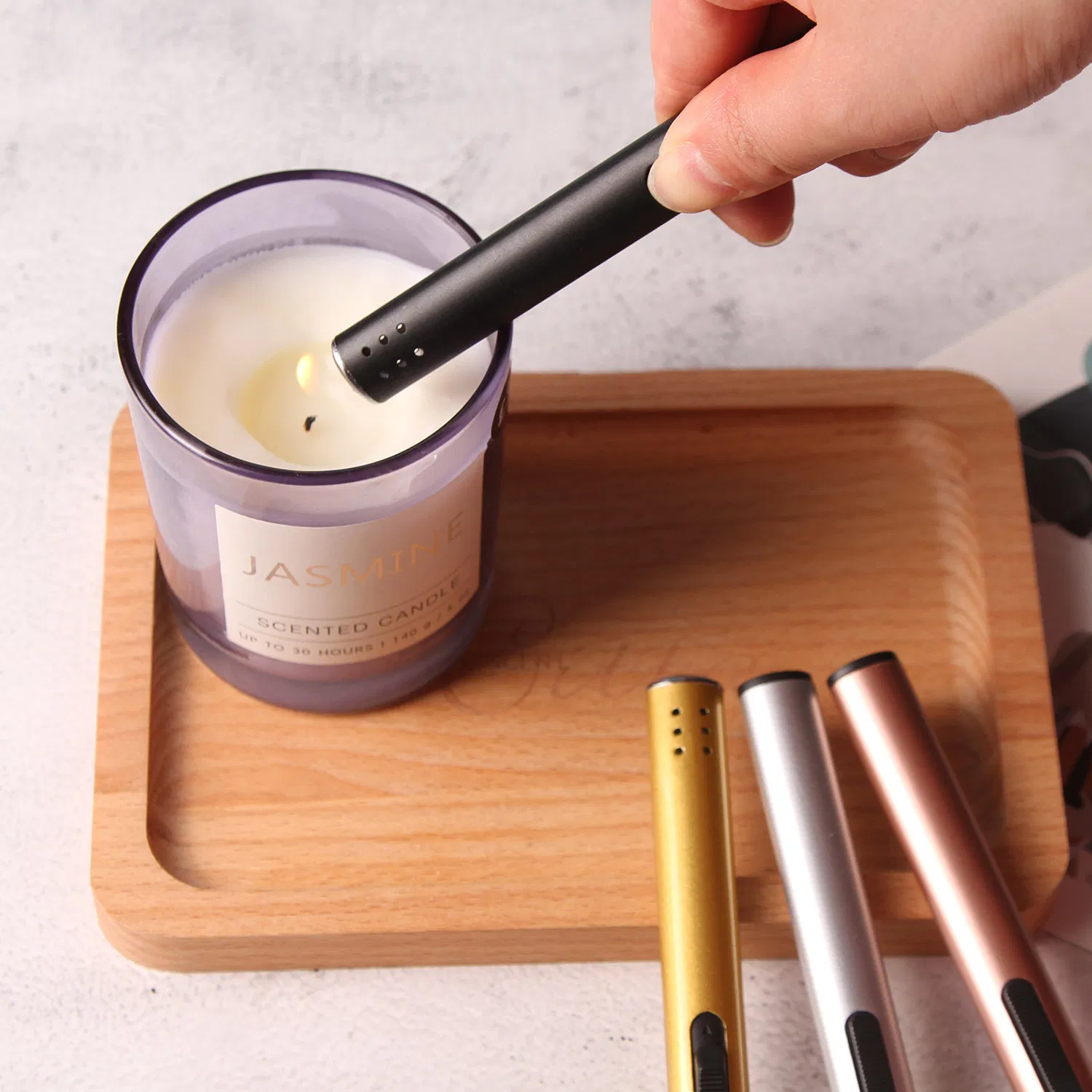 Promotion Sustainable Gas Lighter Rechargeable Lighter Outdoor BBQ Windproof Lighter