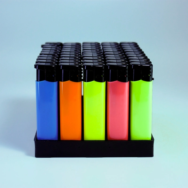 Refillable Classic Small Electronic Disposable Advertisement Gift Pocket Lighter of Custom Logo Lighters