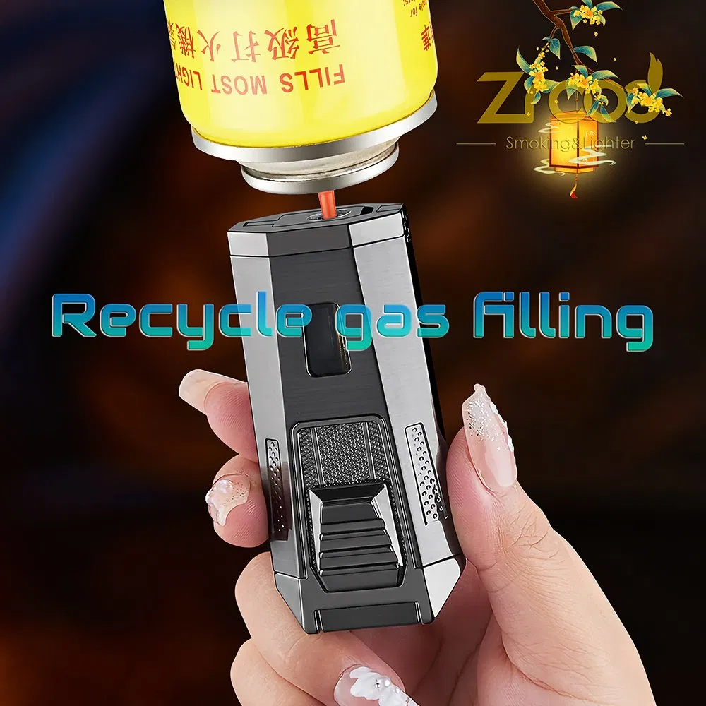 Torch Refillable Lighter Multi-Functional Smoking Accessories Windproof Outdoor