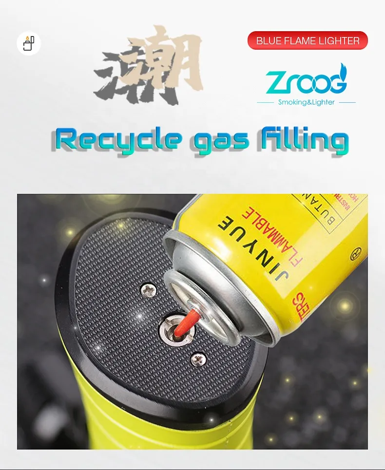 Wholesale Unique Design Smoking Accessories Cigarette Gas Torch Lighters Custom Logo