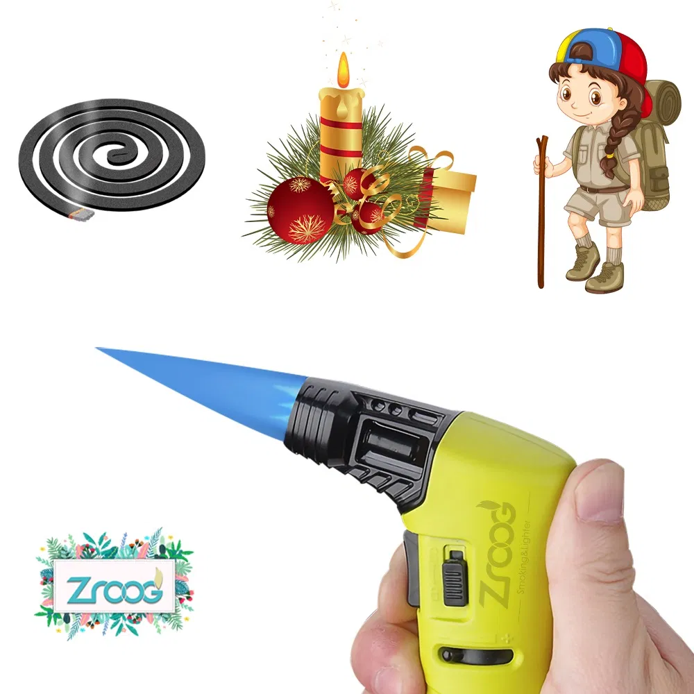 Wholesale Unique Design Smoking Accessories Cigarette Gas Torch Lighters Custom Logo