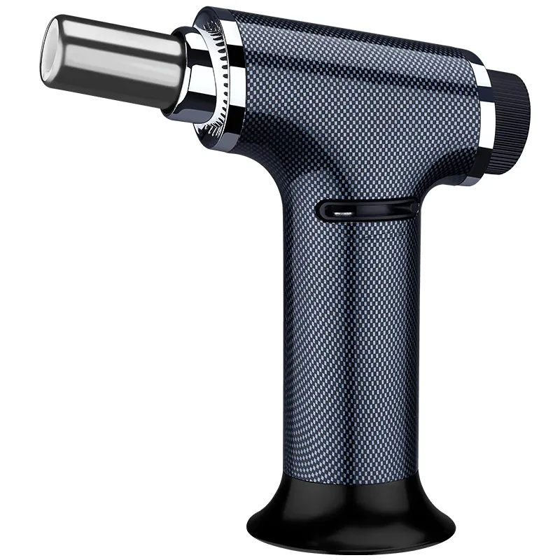 Windproof Metal Jet Butane Torch Lighters Jet Flame Custom Food Cigarette Torch Lighter Wholesale for Cigar Kitchen BBQ